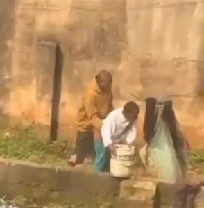 Benin Boy And Gf Public Risky Moment On Lonely Alley Caught On Camera