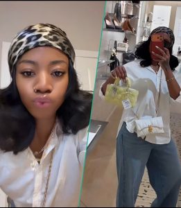 Alleged Private Snaps Of EX BBN Housemate “Angel Smith” Goes Viral.