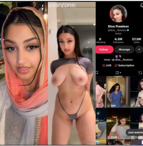 Alleged Leaked Onlyfans Of Arab TikToker “Diva Flawless” goes Viral.
