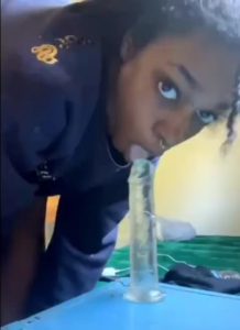 Cape Town Baddie Records Her Personal Fun Time